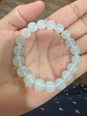 Opal Beaded Stretch Bracelet -